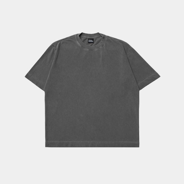 Camiseta Heavy Oversized - Cinza Estonado