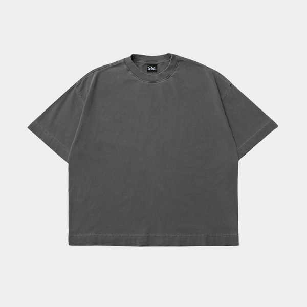Camiseta Heavy Boxy - Cinza Estonado
