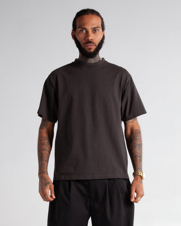 Shaka Wear - Camiseta Max Heavyweight Cropped Off Black