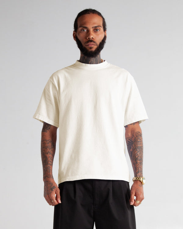 Shaka Wear - Camiseta Max Heavyweight Cropped Off White