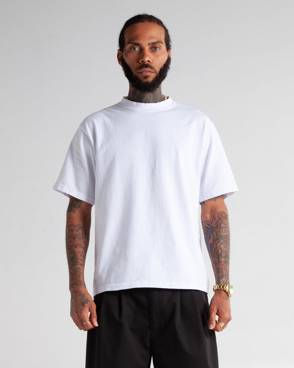 Shaka Wear - Camiseta Max Heavyweight Cropped Branca